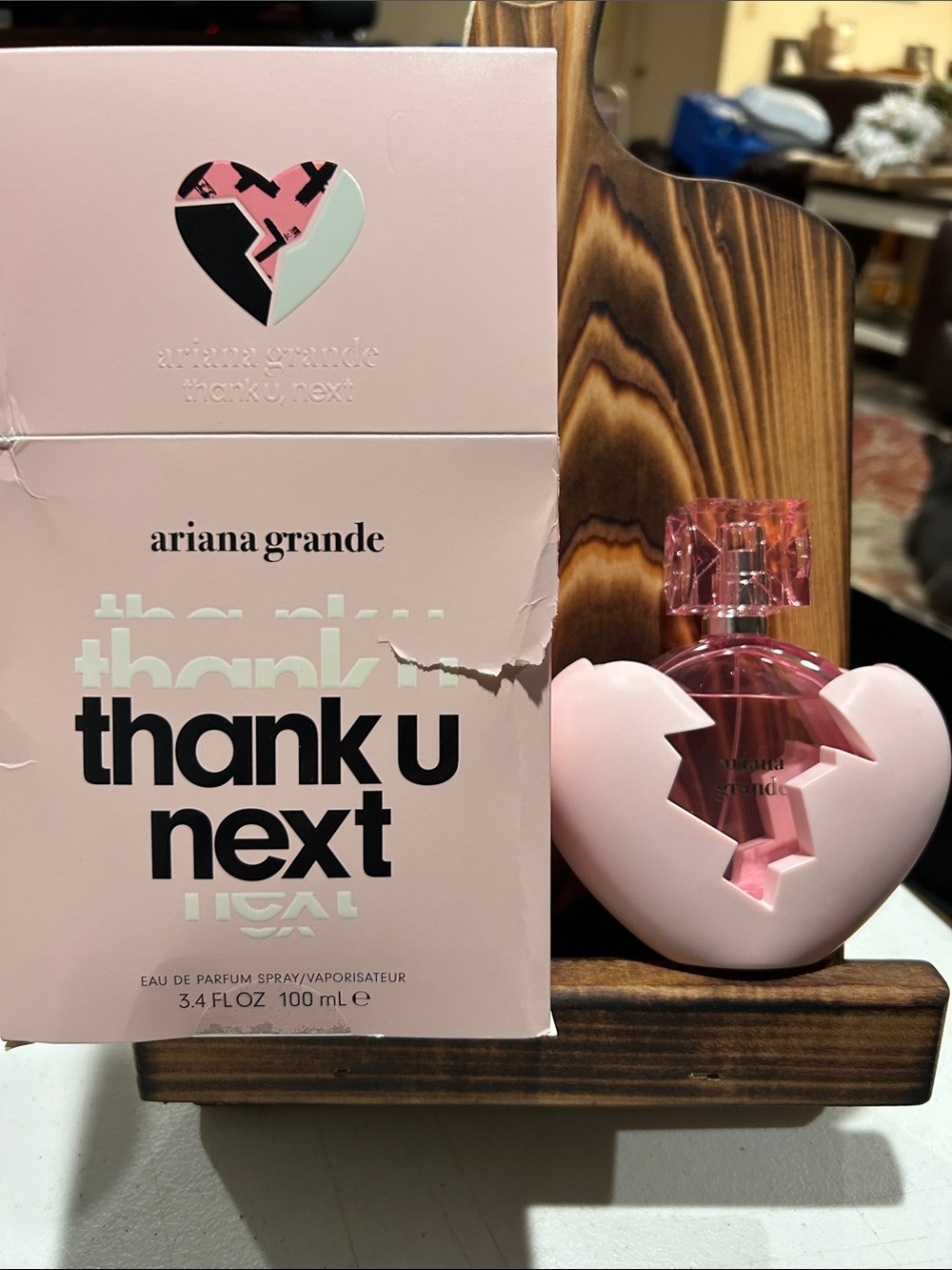 Ariana Grande Pink Heart-Shaped Perfume Bottle with Box